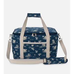 Disney Stitch Soft Sided Canvas Insulated Cooler Bag with Handles and Strap NEW